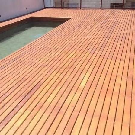 Deck de eucalipto 1x4 en Córdoba - Luponio Maderas